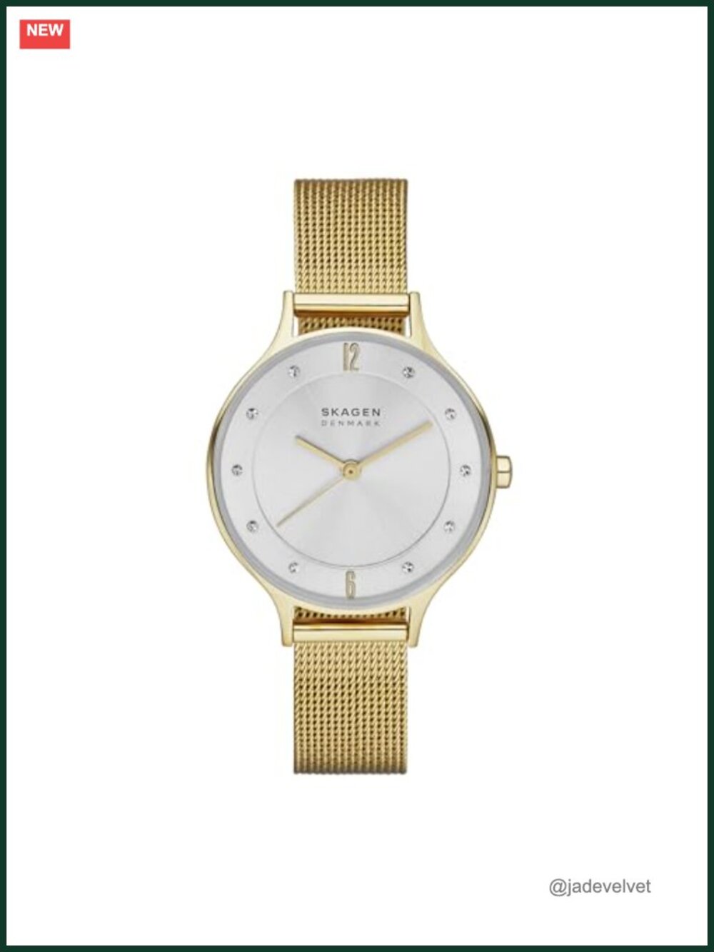 Skagen Anita Lille Minimalist Stainless Steel Mesh Watch for Women